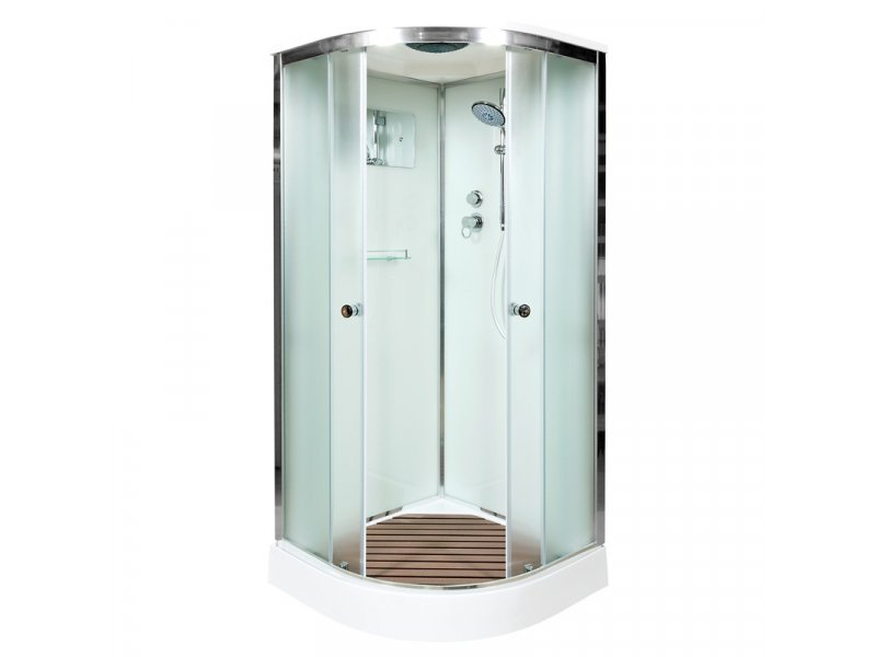 Купить Душевая кабина Deto D D01S 100 x 100 см, с крышей