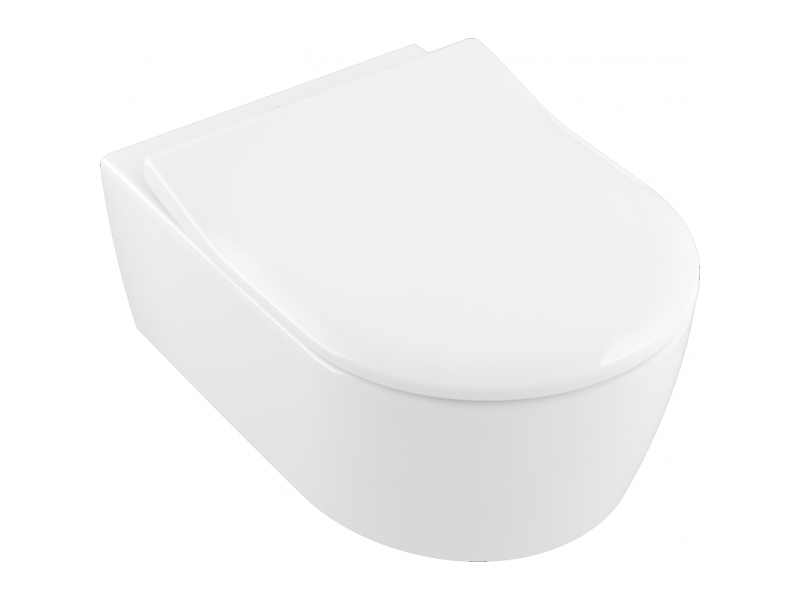 Купить 5656 RS01 AVENTO Комбипак (5656R001 Унитаз 370х530, подвесной, DirectFlush + 9M78C101 Сиденье для унитаза, SlimSeat, QuickRelease, SoftClosing)