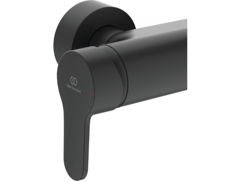 Купить BC525XG IDEALRAIN Душевая система в комплекте с настенным смесителем для ванны/душа CERAFINE O матовый черный