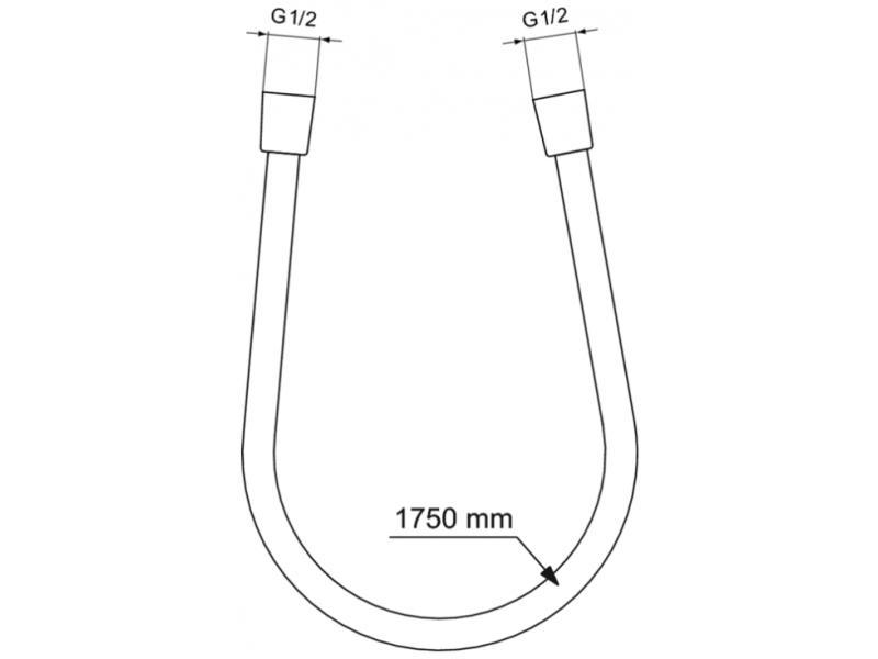 Купить BE175AA IDEALFLEX шланг для душа 1700 мм