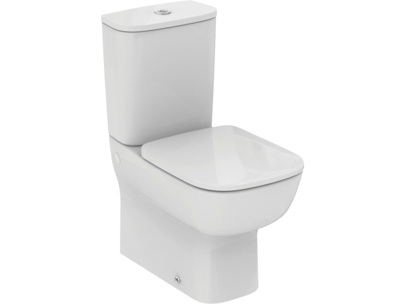 Купить T282001+T282801+T318301 ESEDRA Напольный пристенный унитаз с бачком, c сидением и крышкой плавного закрывания