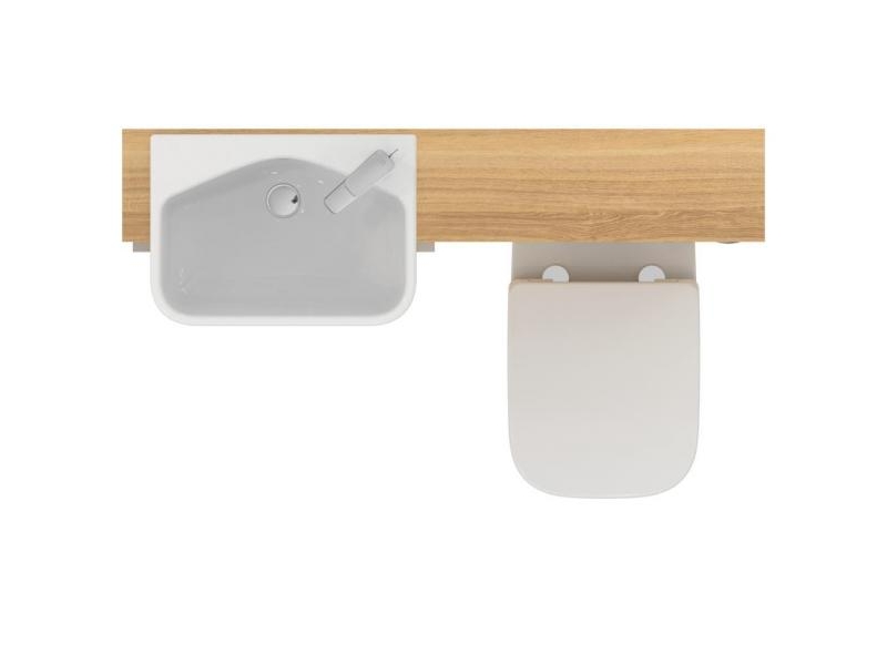 Купить T459201 Ideal Standard i.life S Безободковый подвесной унитаз, технология RimLS+, глубокий смыв. Короткая проекция - 48 см