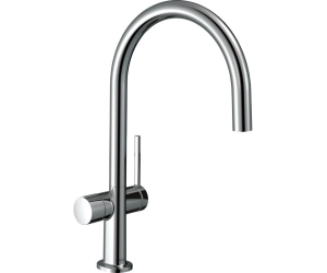 Кухонный смеситель однорычажный, 220, с запорным вентилем, 1jet Hansgrohe 72805000, хром