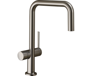 Кухонный смеситель однорычажный, U 220, с запорным вентилем, 1jet Hansgrohe 72807800, под сталь