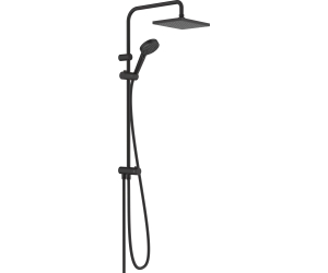 Душевая система Showerpipe 230 1jet Reno EcoSmart Hansgrohe Vernis Shape 26289670, матовый черный