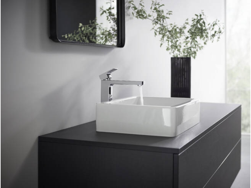 Купить Смеситель для раковины 230, со сливной гарнитурой Vernis Shape Hansgrohe 71590000, хром