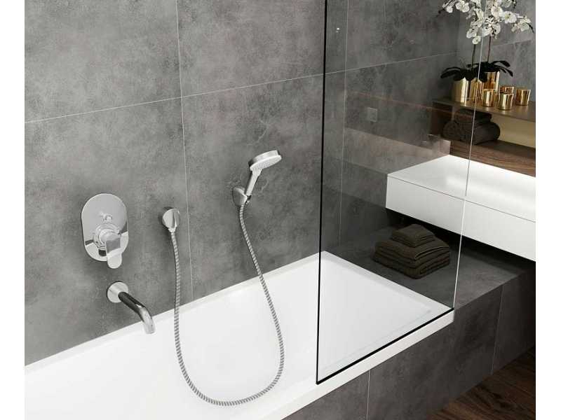 Купить Смеситель для ванны однорычажный Hansgrohe Vernis Blend 71449000, хром