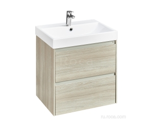 857613512 ONA модуль для раковины 600 мм, 585x450x565 мм, с 2 ящиками, светлый дуб