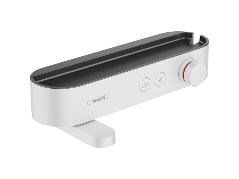 Купить 24340700 HG ShowerTablet Select термостатический смеситель для ванны, матовый белый