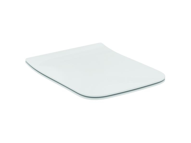 Купить Сиденье с крышкой для унитаза Ideal Standard BLEND CUBE SANDWICH тонкое с микролифтом T521101