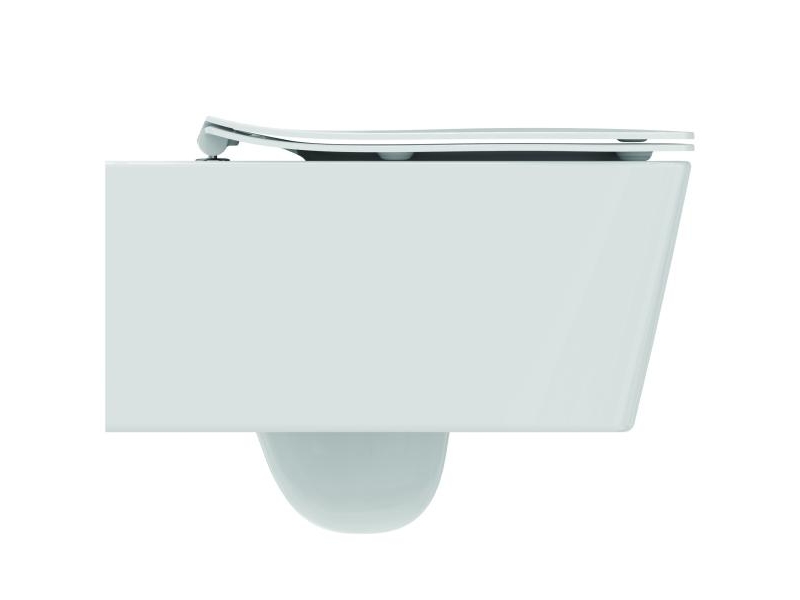 Купить Сиденье с крышкой для унитаза Ideal Standard BLEND CUBE SANDWICH тонкое с микролифтом T521101