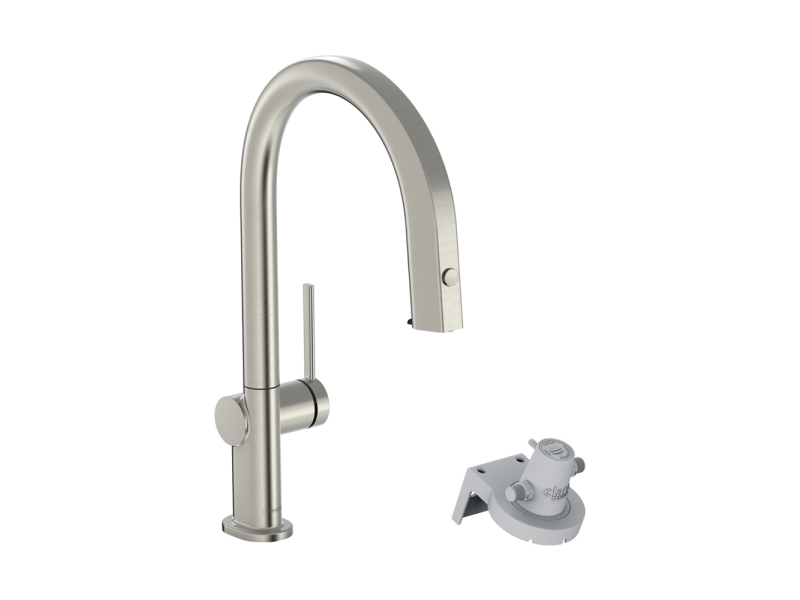 Купить Смеситель для кухонной мойки с вытяжным изливом Hansgrohe Aqittura 76803800