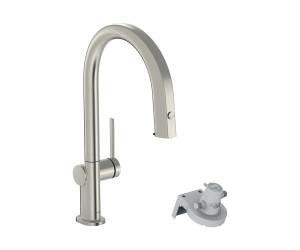 Смеситель для кухонной мойки с вытяжным изливом Hansgrohe Aqittura 76803800