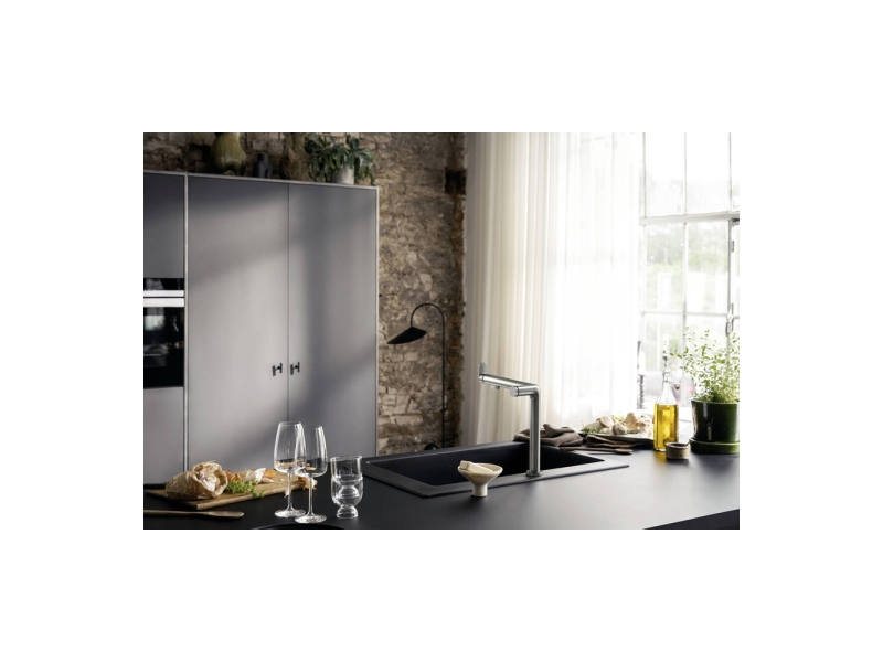 Купить Смеситель для кухни с подключением к фильтру питьевой воды Hansgrohe Aqittura M91 FilterSystem 240 76804000