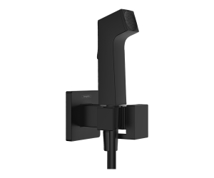 Гигиенический душ Hansgrohe E 1 jet EcoSmart+ со смесителем, черный матовый 29233670