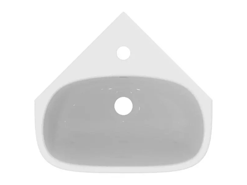 Купить T471101 Ideal Standard i.life A Угловой умывальник для рук 45x41 см, с отверстием под смеситель, с отверстием перелива, без крепежа