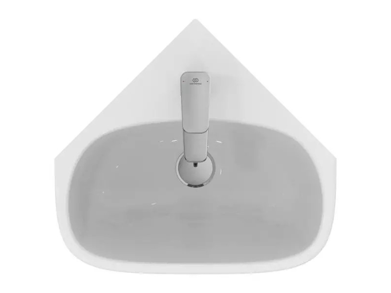 Купить T471101 Ideal Standard i.life A Угловой умывальник для рук 45x41 см, с отверстием под смеситель, с отверстием перелива, без крепежа