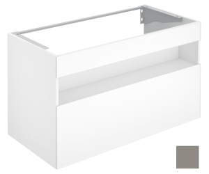 32872290100 STAGELINE Тумба под умывальник 1000x625x490 mm, 1 выдвижной фронтальный ящик, вкл. пластиковый сифон 1 1/4 x 32, Инокс матовый/Инокс матов