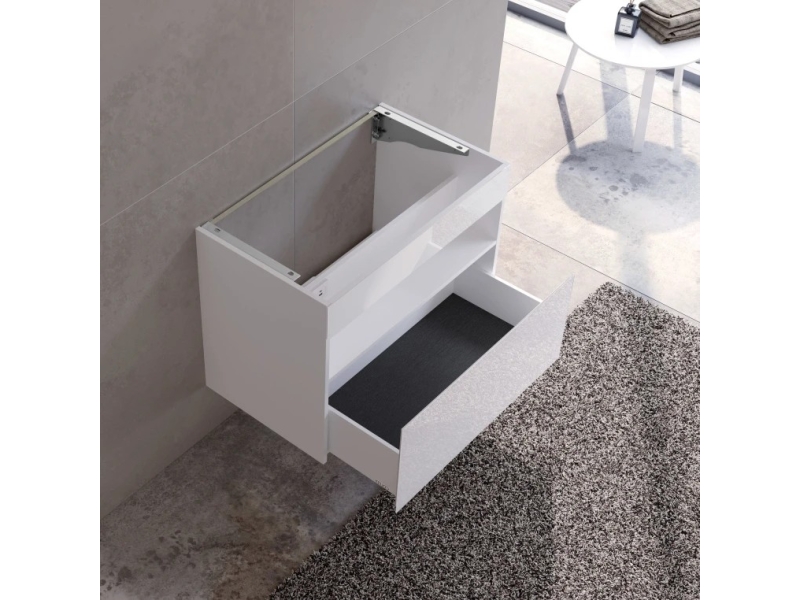 Купить 32872300100 STAGELINE Тумба под умывальник 1000x625x490 mm, 1 выдвижной фронтальный ящик, вкл. пластиковый сифон 1 1/4 x 32, белый/белый