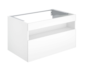 32872300100 STAGELINE Тумба под умывальник 1000x625x490 mm, 1 выдвижной фронтальный ящик, вкл. пластиковый сифон 1 1/4 x 32, белый/белый