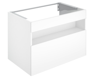 32862300100 STAGELINE Тумба под умывальник 800x625x490 mm, подсветка,розетка+USB/USB-C. 1 выдвижной ящик, пластиковый сифон 1 1/4 x 32, белый/белый
