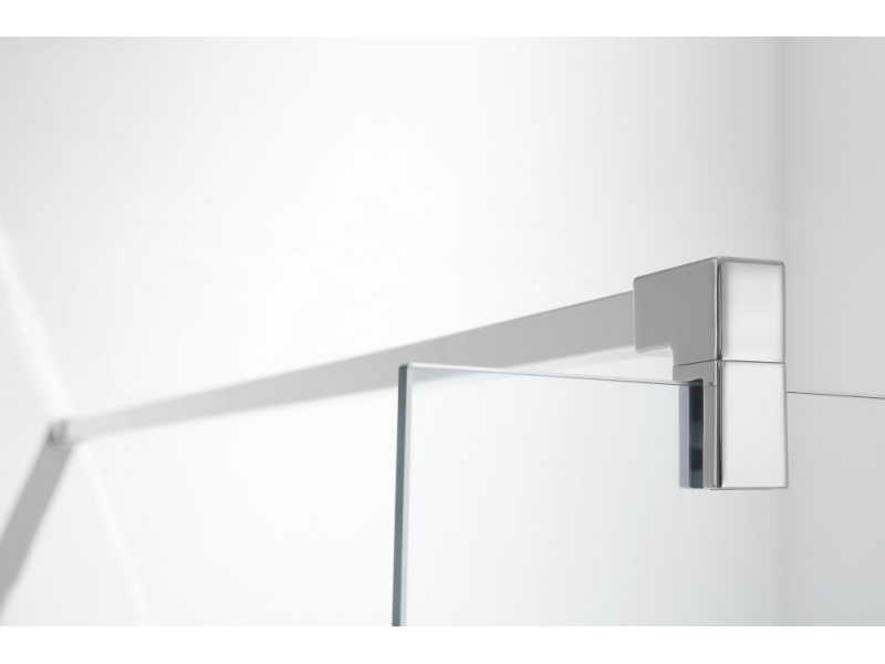 Купить AQ NAR 6310-100 Душевая перегородка Walk in с держателем 1000x2000 профиль хром, стекло прозрачное