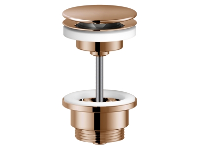 AV00110/11RCP сливное устройство (push-open), красное золото