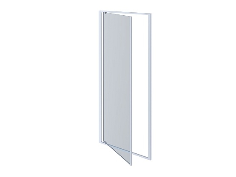 Купить AQ NAA 6211-90В Душевая дверь, распашная 900x2000 профиль черный, стекло прозрачное