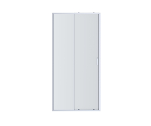 AQ ARI RA 12020BL Душевая дверь двухэлементная, раздвижная1200x2000 профиль черный, стекло прозрачное