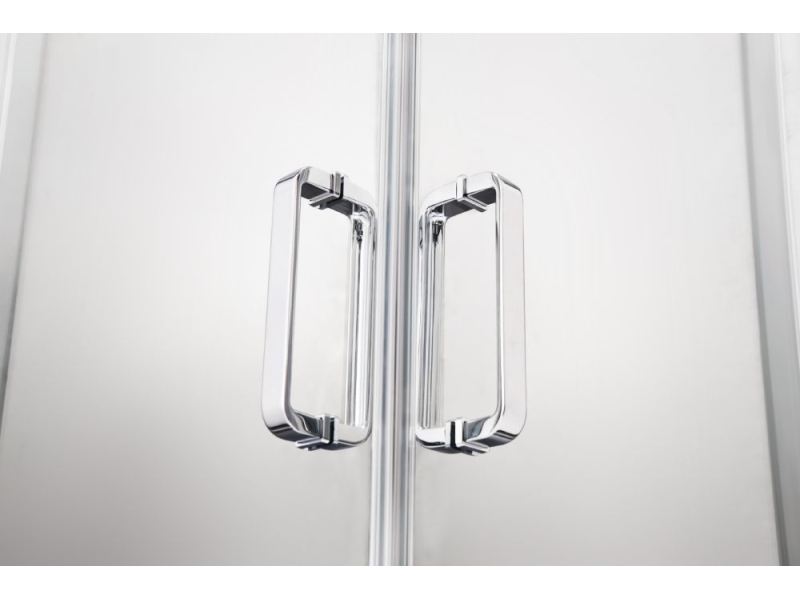 Купить AQ NAA 1142-90 Душевой уголок квадратный, двери раздвижные 900x900x2000 профиль хром, стекло прозрачное