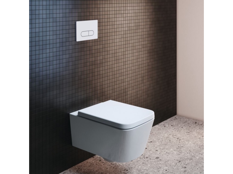 Купить T392701 BLEND CUBE Сиденье и крышка стандарт, тип wrapover, дюропласт, легкосъемное (шарниры Easy Take Off), с функцией плавного закрытия