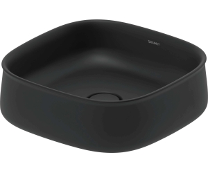Раковина Duravit Zencha 42x42см, без перелива, черная 2373421379
