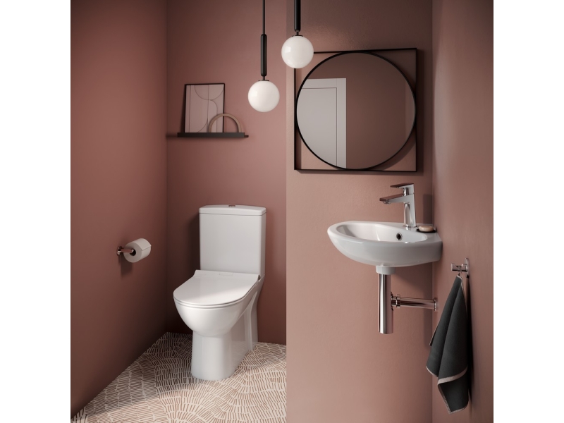 Купить Унитаз напольный SEREL Friendly, с тонким сиденьем с микролифтом, 6716SL