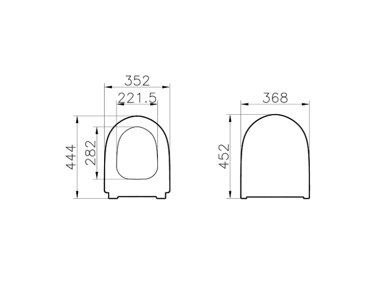 Купить Сиденье для унитаза Vitra Sento 130-003-009 с микролифтом