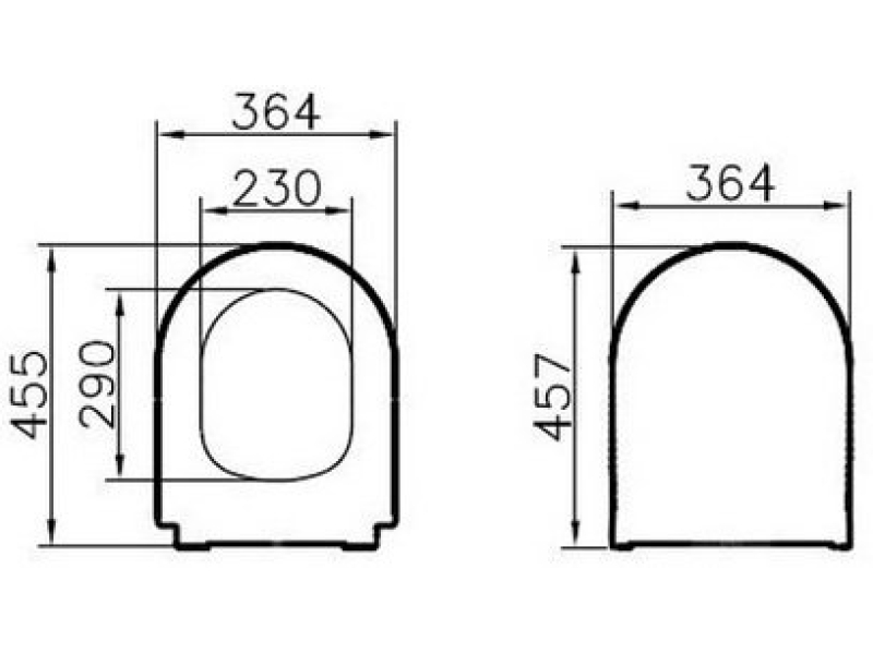 Купить Крышка-сиденье дюропласт VitrA SoftSlim 110-003-019