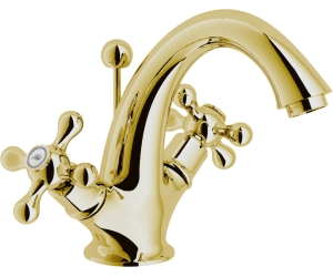 Смеситель для раковины Nobili Grazia GRC5118/6GDP Royal gold