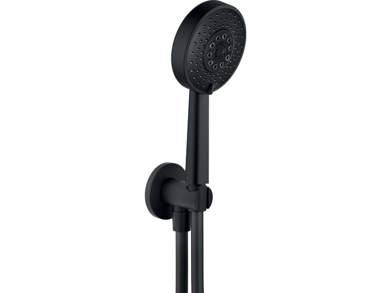 Купить Душевая лейка Nobili Rubinetterie AD146/47BM со шлангом, Velvet black
