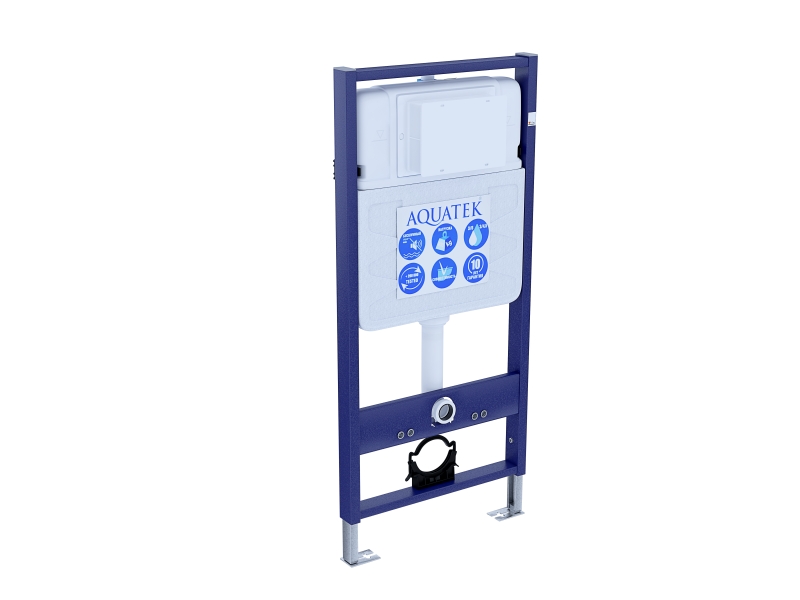Купить SET Комплект 4 в 1 (Aquatek рама Standart INS-0000012 с крепежом KDI-0000002 + Grohe Bau Ceramic унитаз 39427000 с сиденьем (с микролифтом) 39493000)