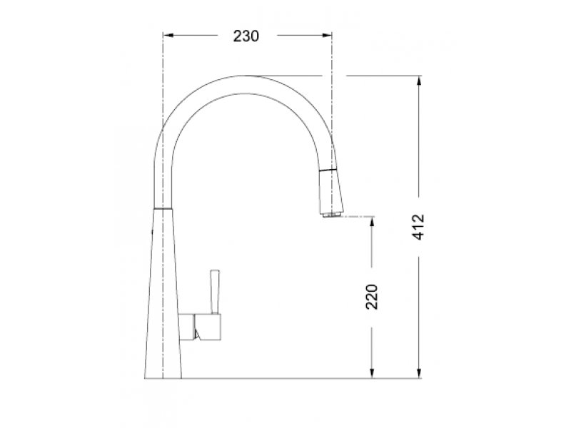 Купить Смеситель Franke JUST LIGHT, 115.0076.866, для кухни, с выдвижным изливом, с подсветкой, хром