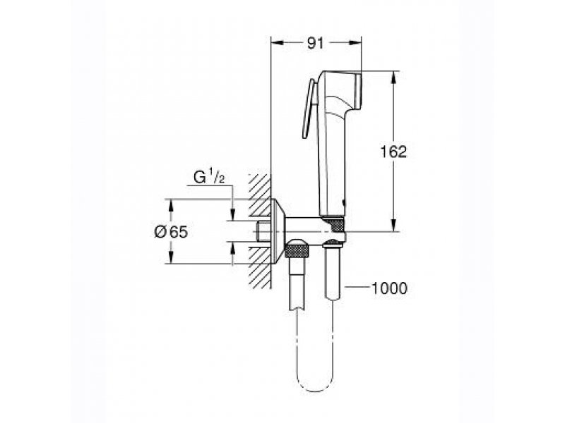 Купить Гигиенический душ Grohe BauClassic 124902