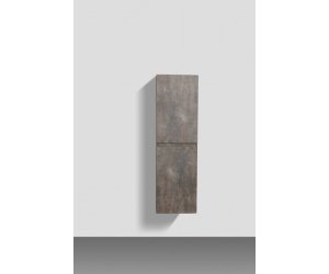 Шкаф-пенал подвесной BelBagno Luce LUCE-1700-2A-SC-PT, 40 х 30 х 170 см, цвет серый камень (stone)