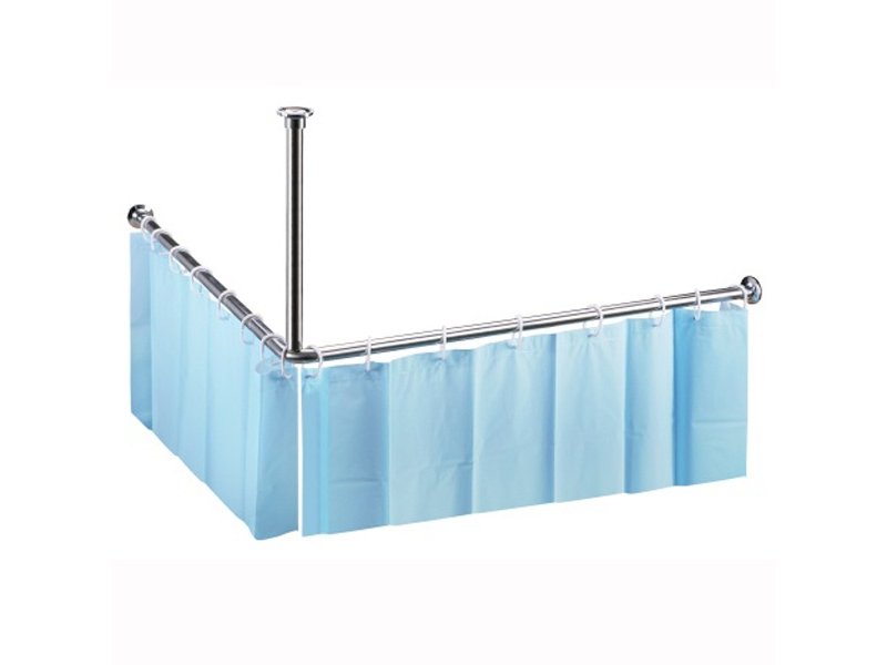 Купить Штанга для занавески Bemeta Shower 101120052 140 x 140 см для душа угловая, нержавеющая сталь блеск