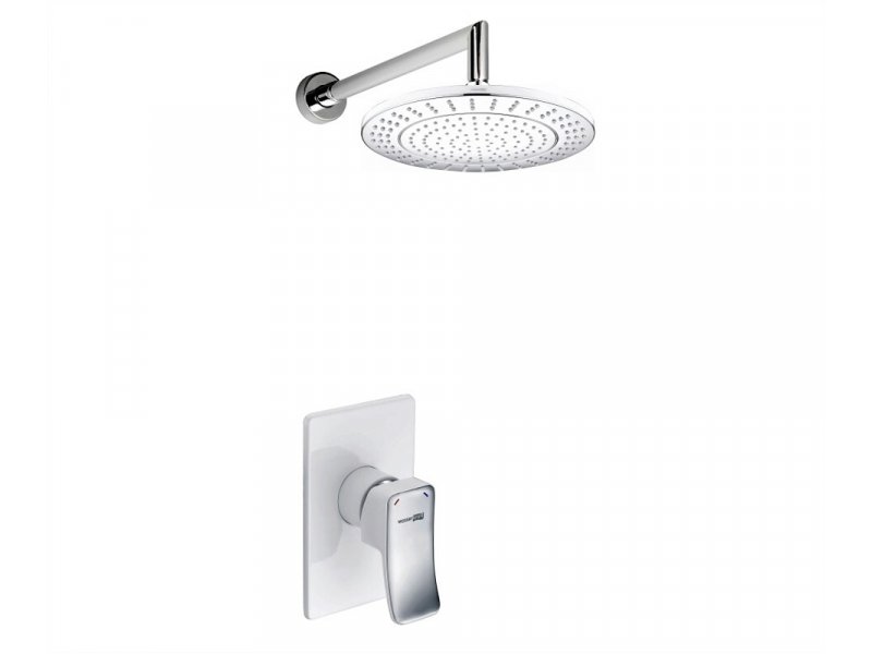 Купить Душевая система WasserKRAFT A12667WHITE, скрытый монтаж, белый/хром