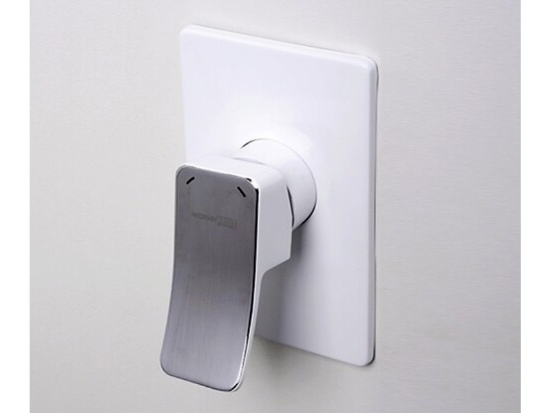 Купить Душевая система WasserKRAFT A12667WHITE, скрытый монтаж, белый/хром