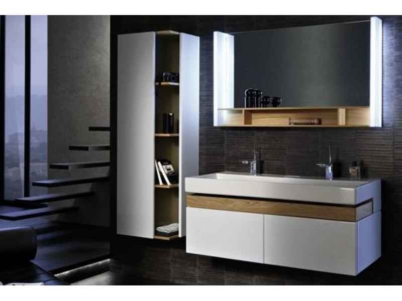 Купить Тумба под раковину Jacob Delafon Terrace 120 см, EB1188-G1C, подвесная, цвет - белый лак