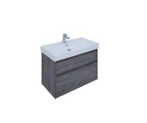 Тумба под раковину Aquanet Nova Lite 90, 2 ящика, дуб рошелье (242267)