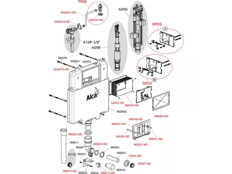 Купить Бачок для унитаза AlcaPlast A112 Basicmodul