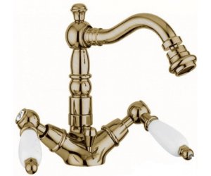 Смеситель для биде Emmevi Deco Ceramic 121614BR, бронза