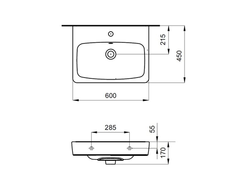 Купить Раковина Santek Нео-60 см 1WH302186 белая