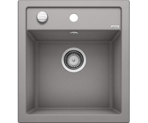 Раковина Blanco Dalago 45 517157, алюметаллик, с клапаном-автоматом, 46,5 x 51 см